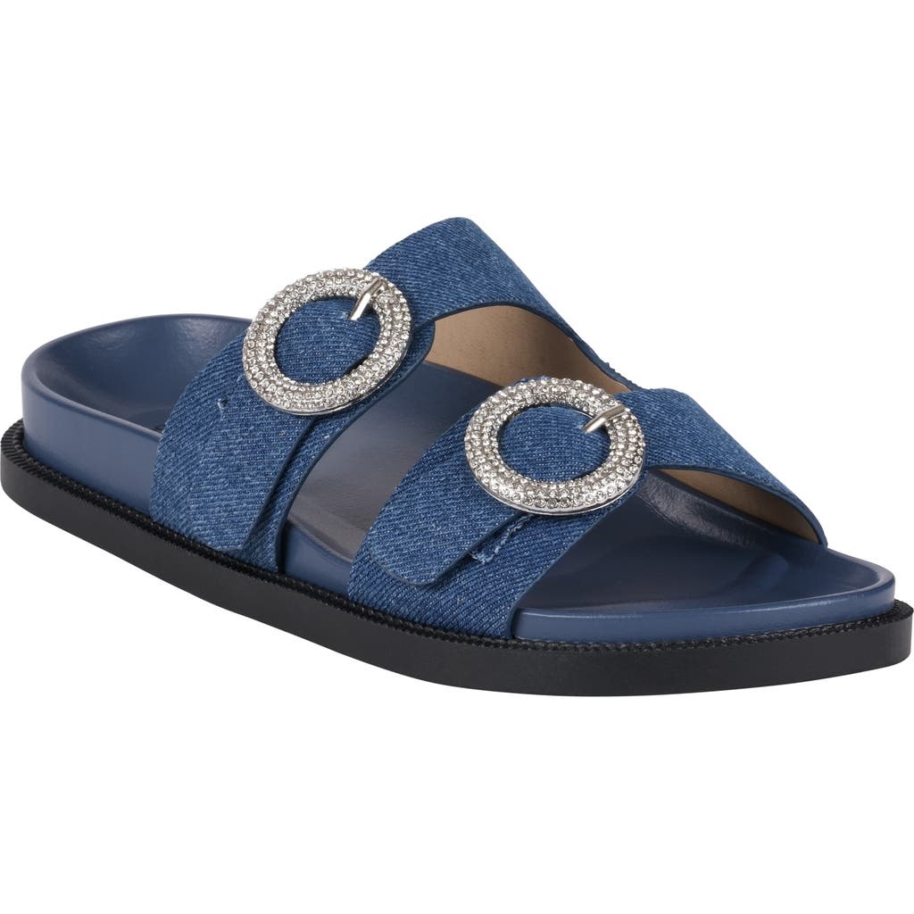 Good Choice New York Jordyn Slide Sandal In Denim