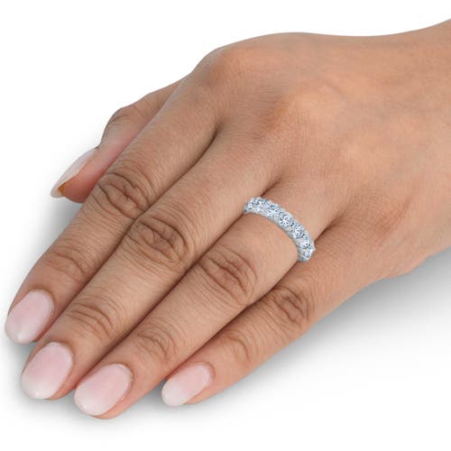 Shop Bliss Diamond Stackable Band In 14k White Gold