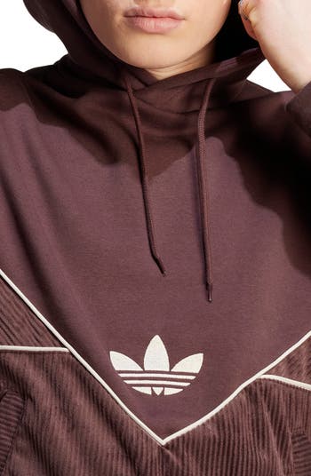 adidas Originals Corduroy Recycled Polyester Hoodie Nordstrom