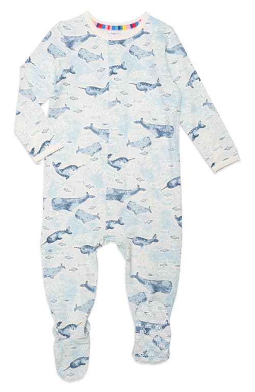 Magnetic Me Fantasea Cove Fitted One-Piece Footie Pajamas at Nordstrom,
