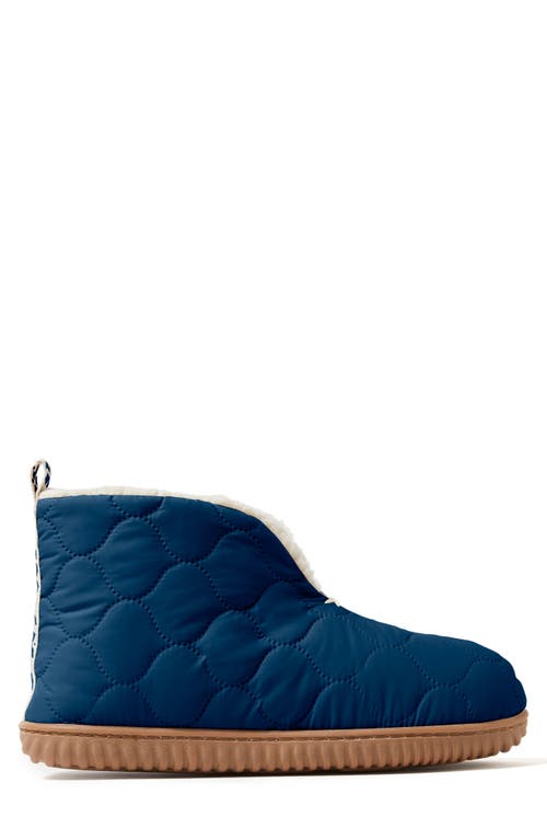 Dearfoams Men's Warm Up Bootie Slippers In Deep Oasis