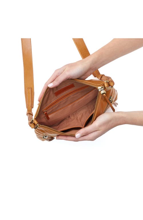 Shop Hobo Billie Leather Crossbody Bag In Natural