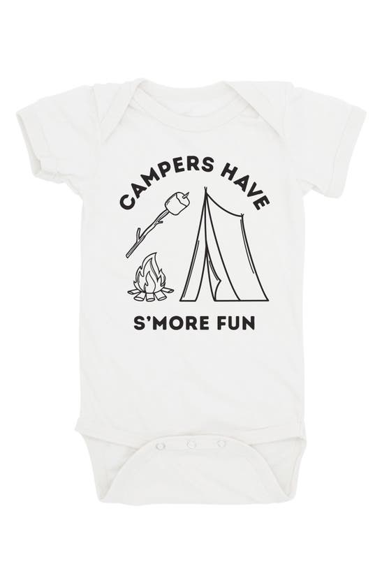 Shop Feather 4 Arrow S'more Cotton Graphic Bodysuit In White