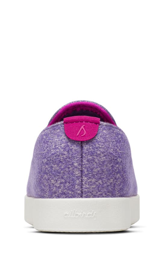 Shop Allbirds Kids' Wool Lounger Slip-on Shoe In Chia Purple Blizzard