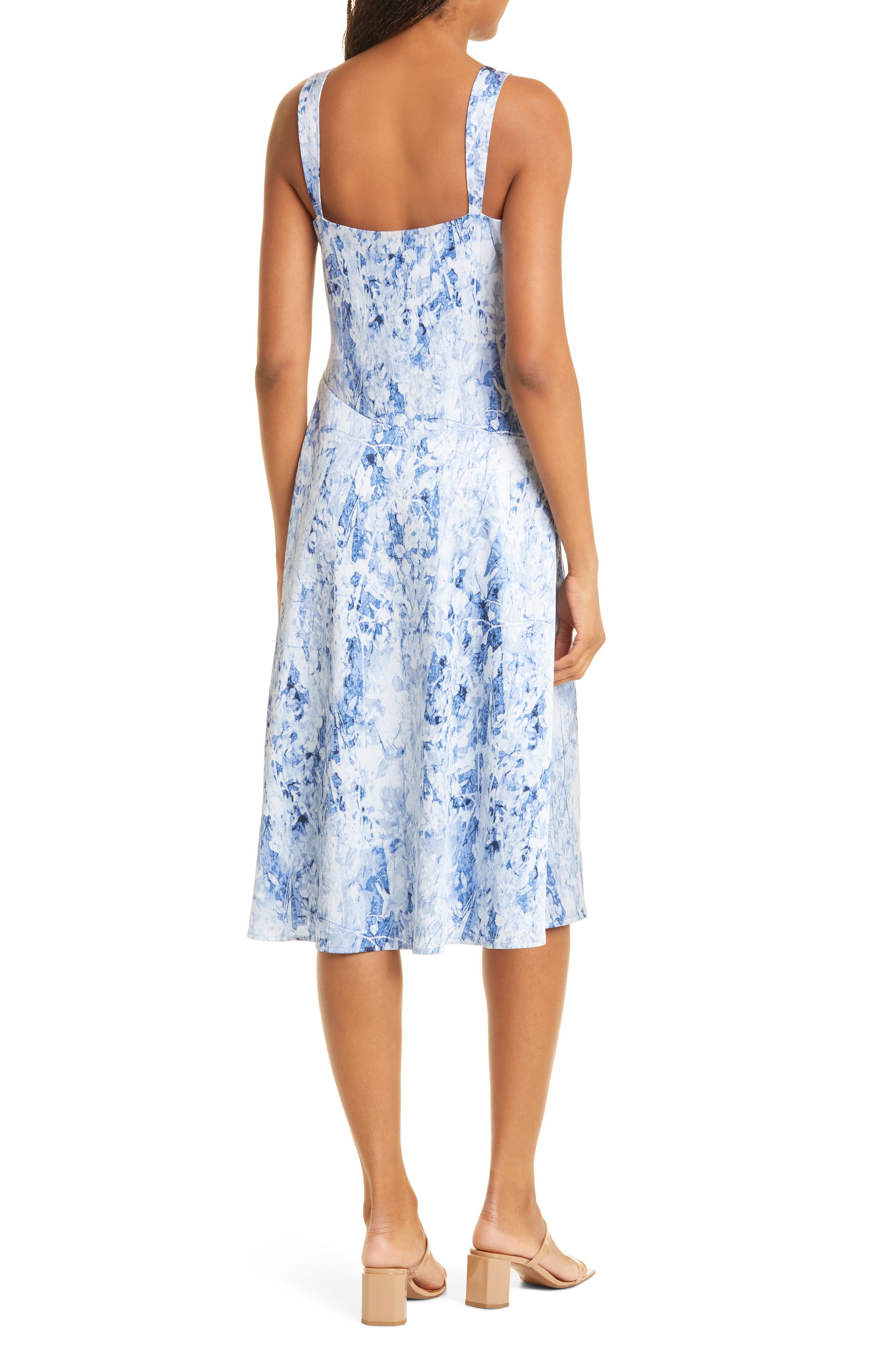 donna karan floral dress