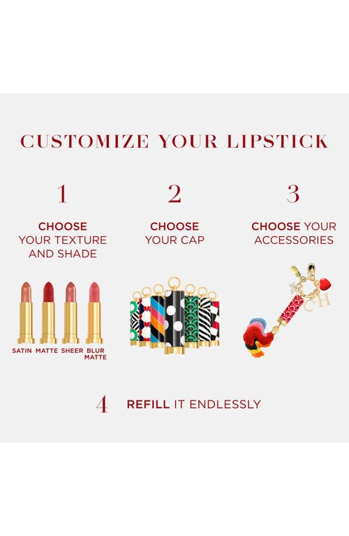 Shop Carolina Herrera Fabulous Kiss Lipstick Cap In Red Confidant
