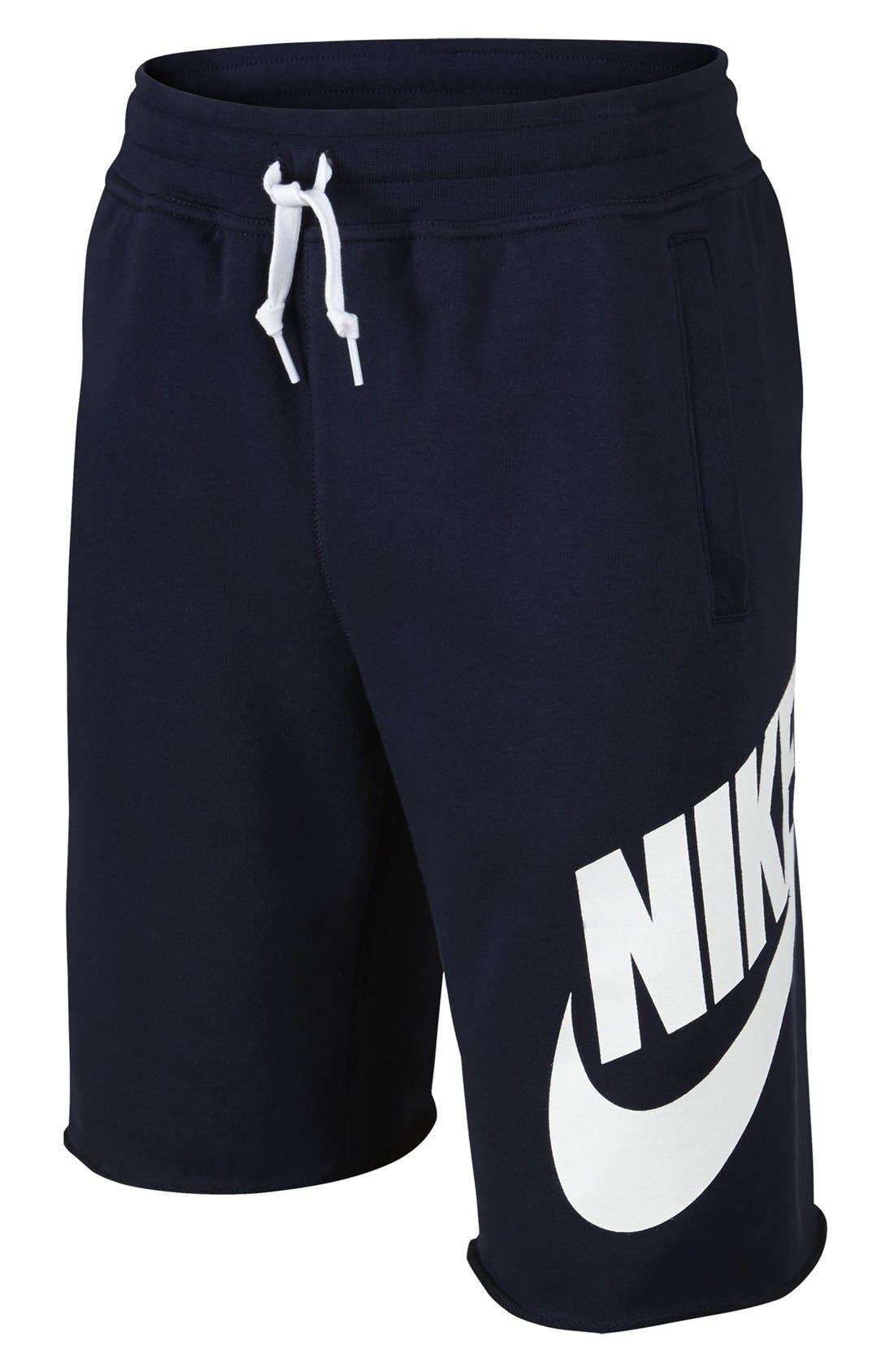 nike french terry alumni shorts