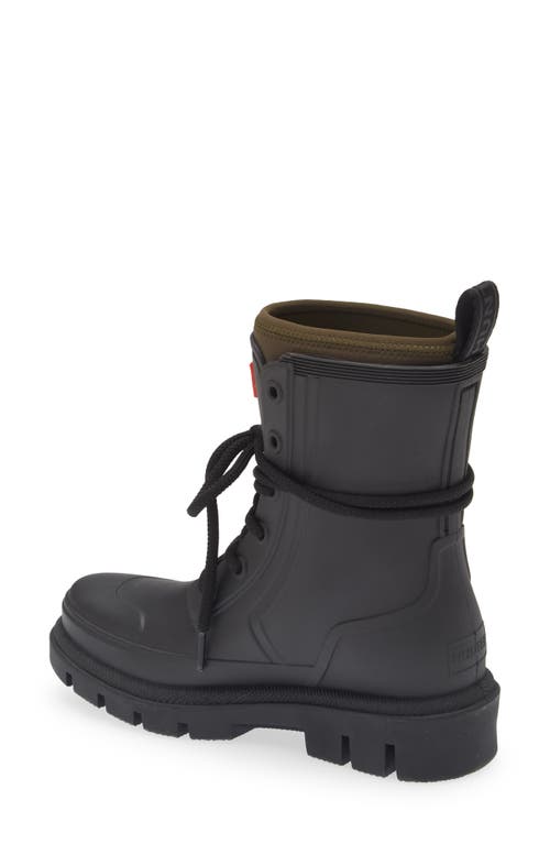 Shop Hunter Diana Waterproof Rainboot In Black/olive