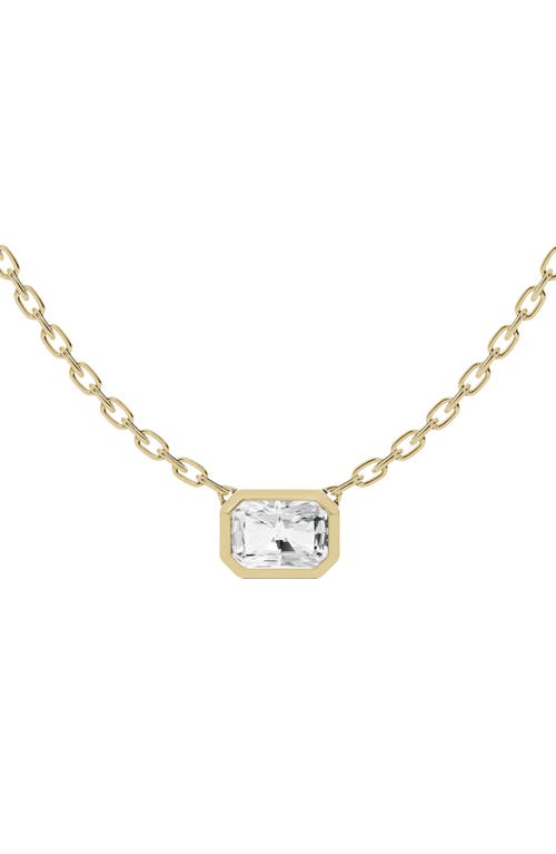 Jennifer Fisher 18K Gold Radiant Sol Lab Created Diamond Pendant Necklace in D1.0Ct - 18K Yellow Gold at Nordstrom