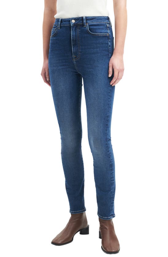7 For All Mankind High Waist Skinny Jeans In Sophieblu