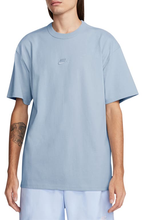 Nike Premium Essential Cotton T-shirt In Blue