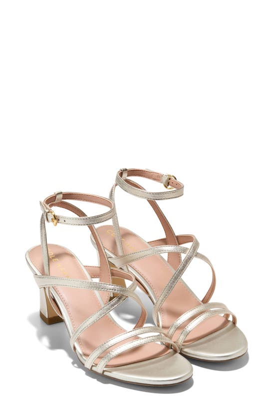 Shop Cole Haan Addie Strappy Sandal In Soft Gold