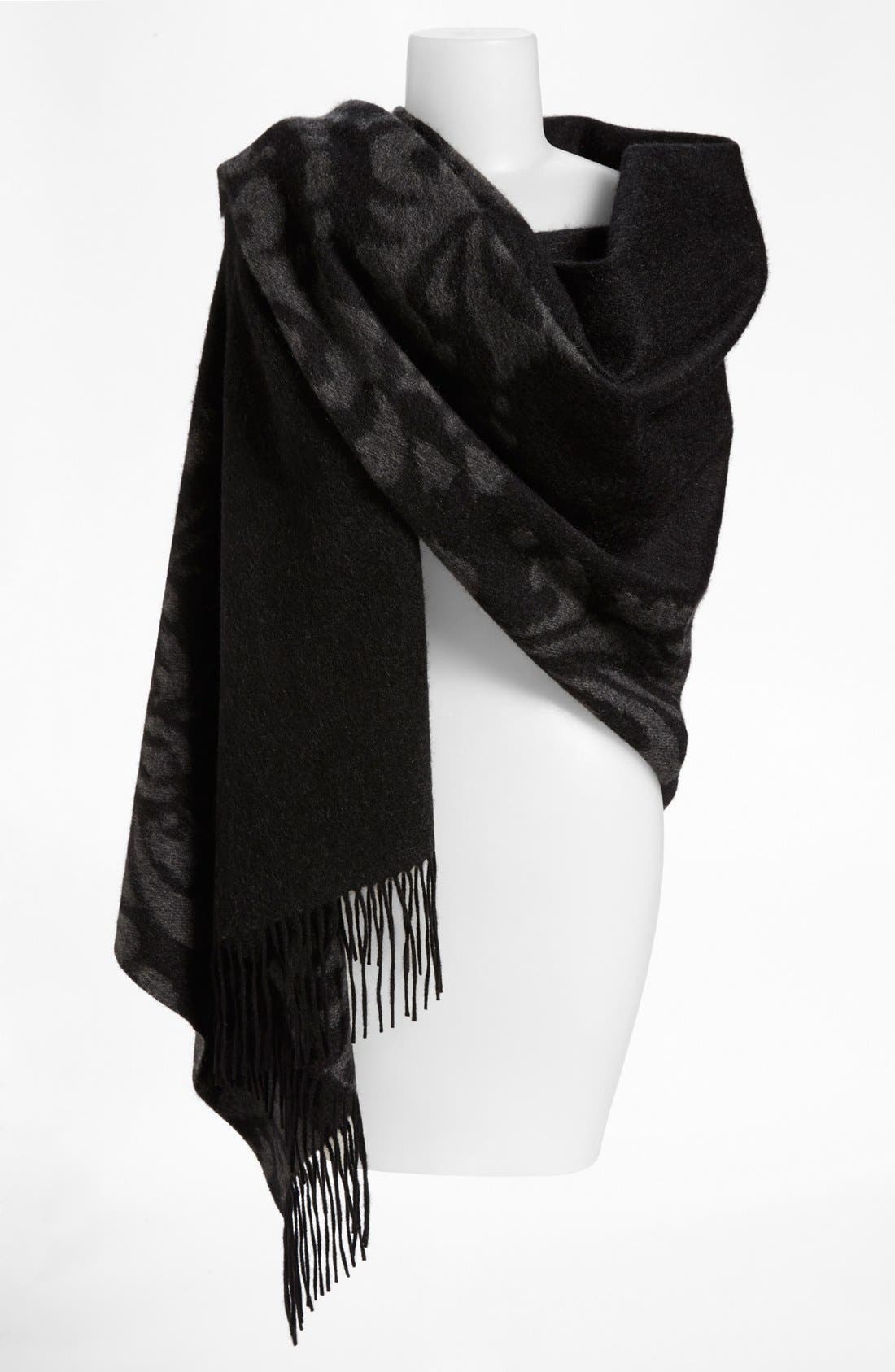Nordstrom 'Scroll' Woven Cashmere Wrap Nordstrom