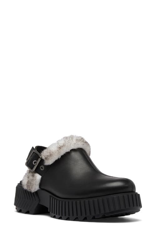 Sorel Women's Ona Ave Mule In Black/sea Salt In Black/sea Salt