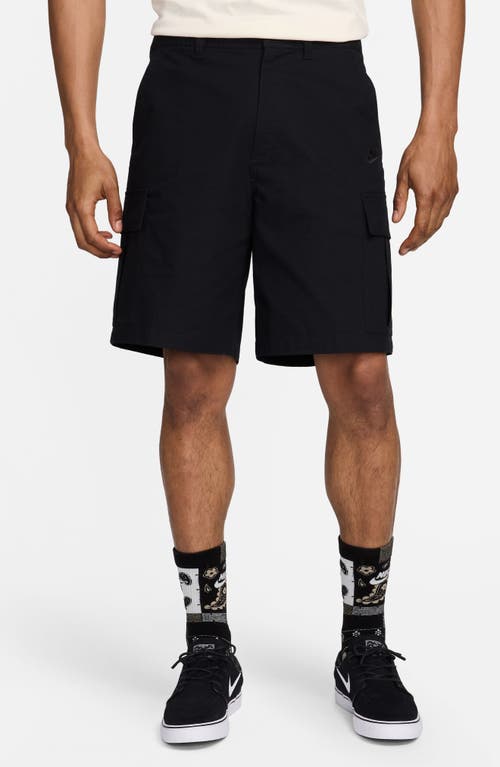 Nike Club Cargo Shorts In Black