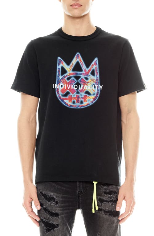 Cult of Individuality Shimuchan Logo Graphic T-Shirt in Pirate Black 