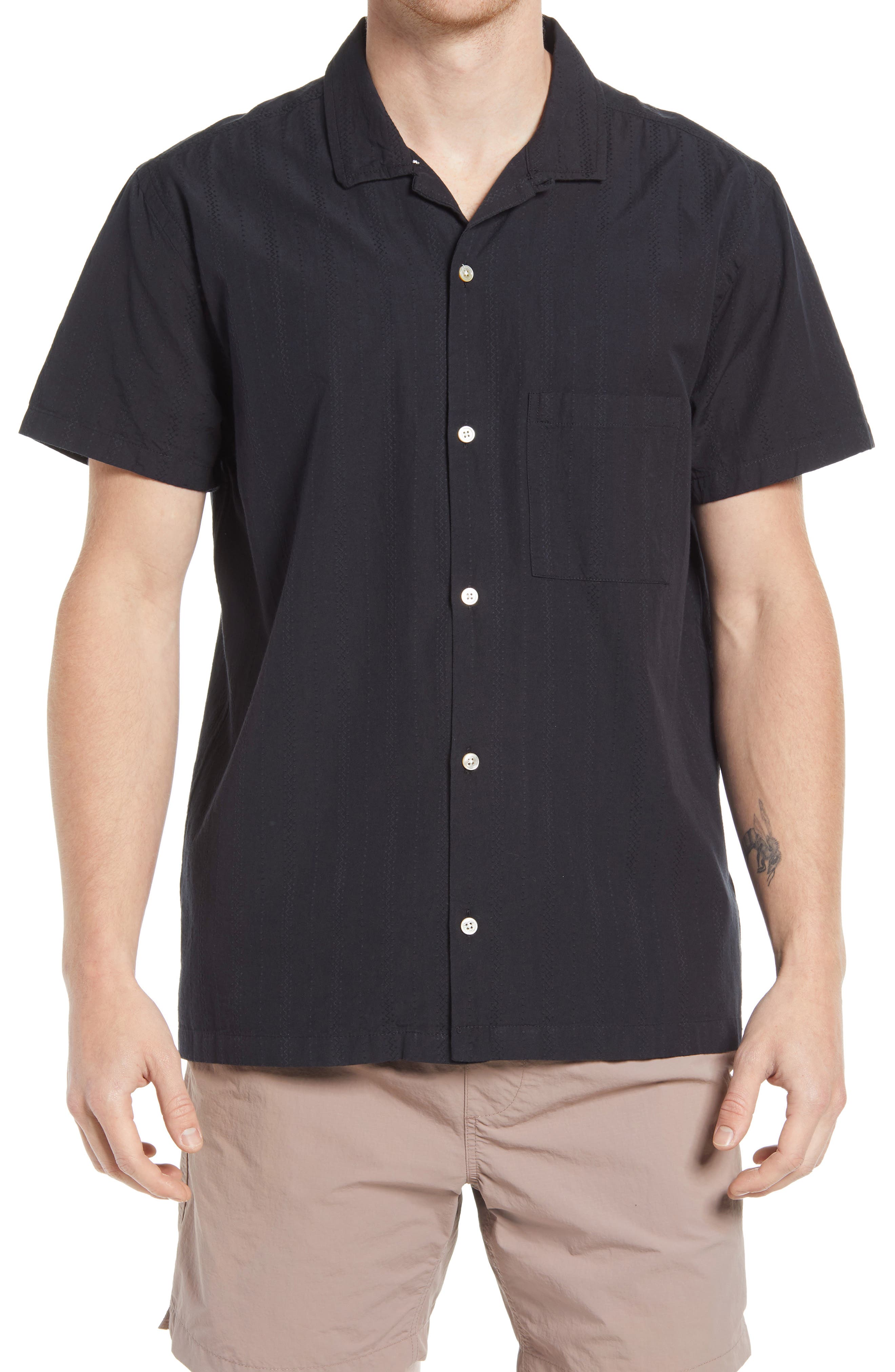Madewell Textured Stripe Easy Camp 