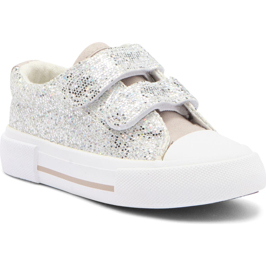 Emma New York Kids' Cap Toe Sneaker In Silver