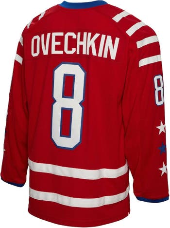 Youth Washington Capitals Alexander Ovechkin Mitchell & Ness Red 2015 Blue  Line Player Jersey