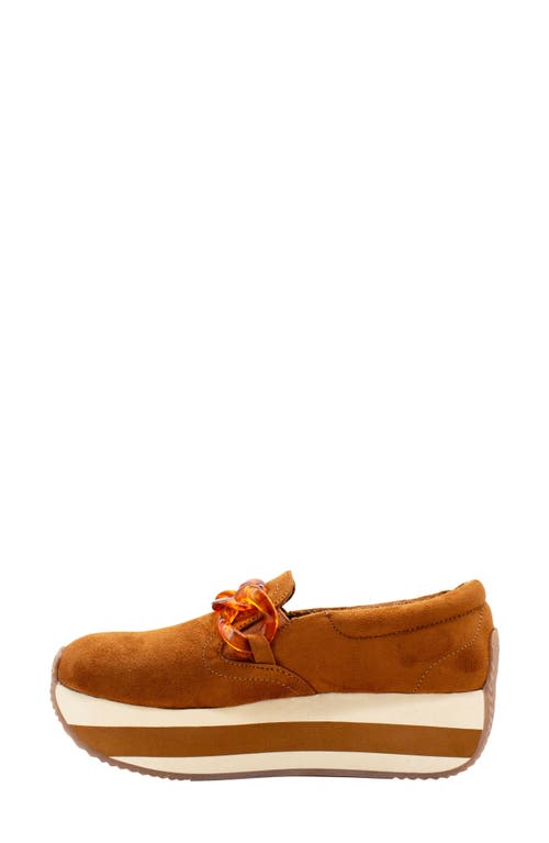 Volatile Harding Platform Loafer In Cognac