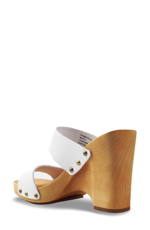 Candies Candie's Rammya Platform Slide Sandal In White