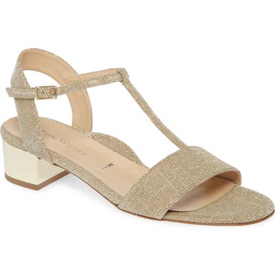 Ron White Esme Galaxy T-Strap Sandal - Metallic