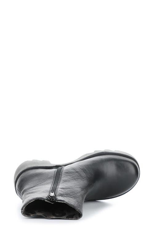 Fly London Toor Platform Bootie In Black Mousse
