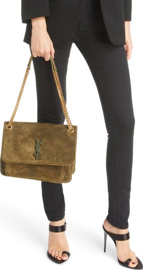 Saint Laurent Medium Niki Suede Shoulder Bag Nordstrom