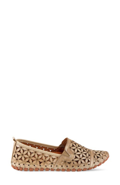 Spring Step Flowerflow Flat In Beige
