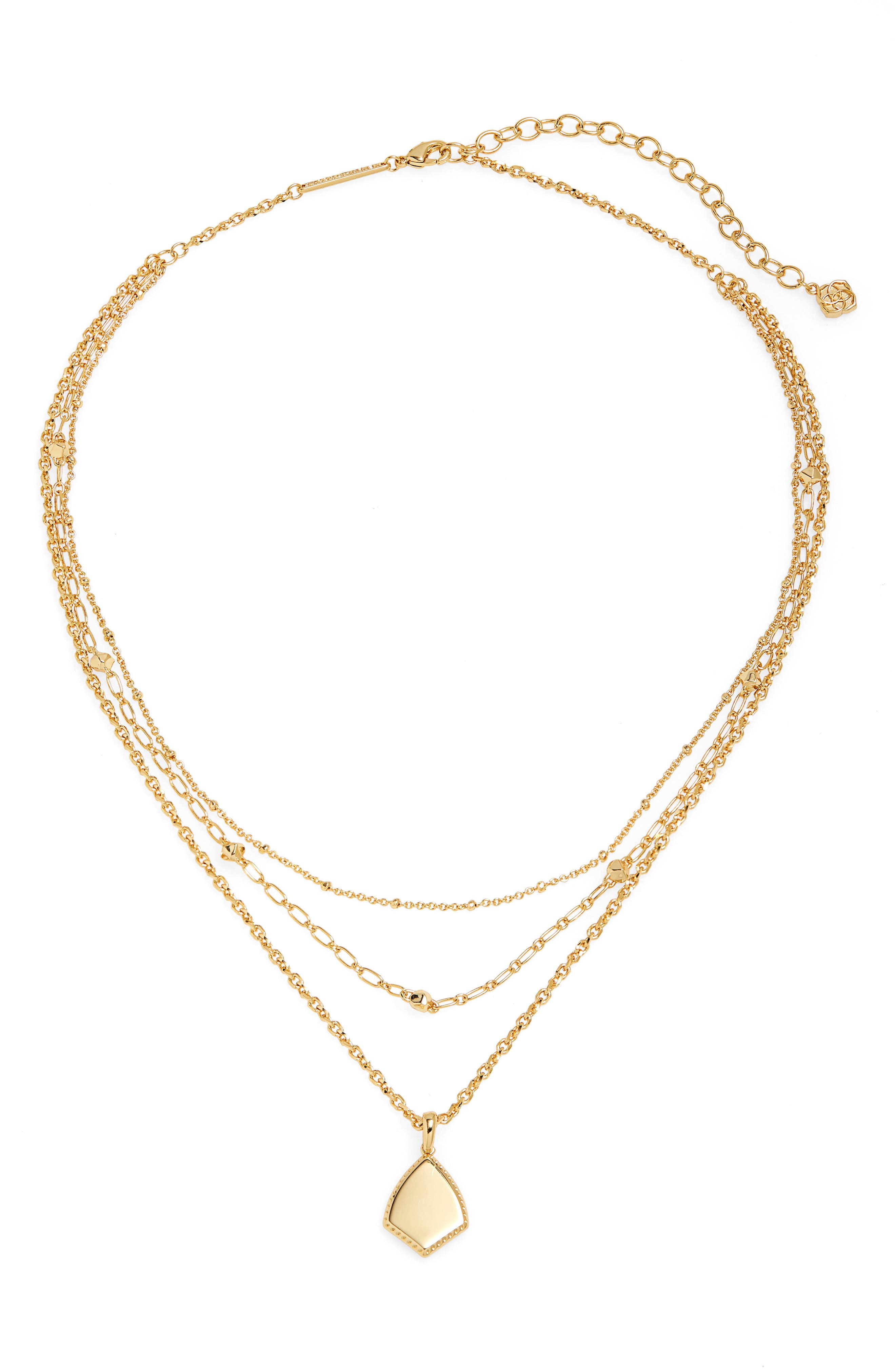 Kendra Scott Camry Layered Pendant 