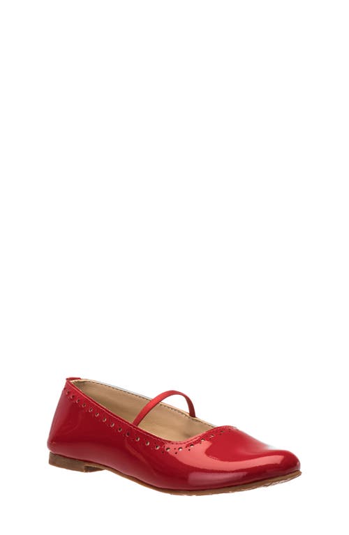 Elephantito Kids' Sasha Ballet Flat in Red 