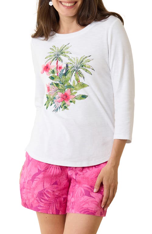 Shop Tommy Bahama Ashby Isles Portico Palms Graphic T-shirt In White