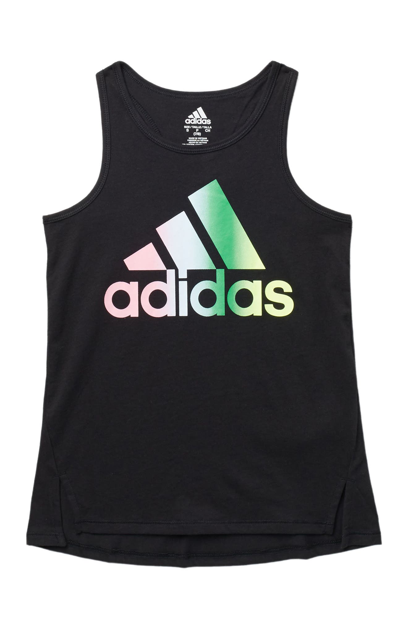 adidas logo tank