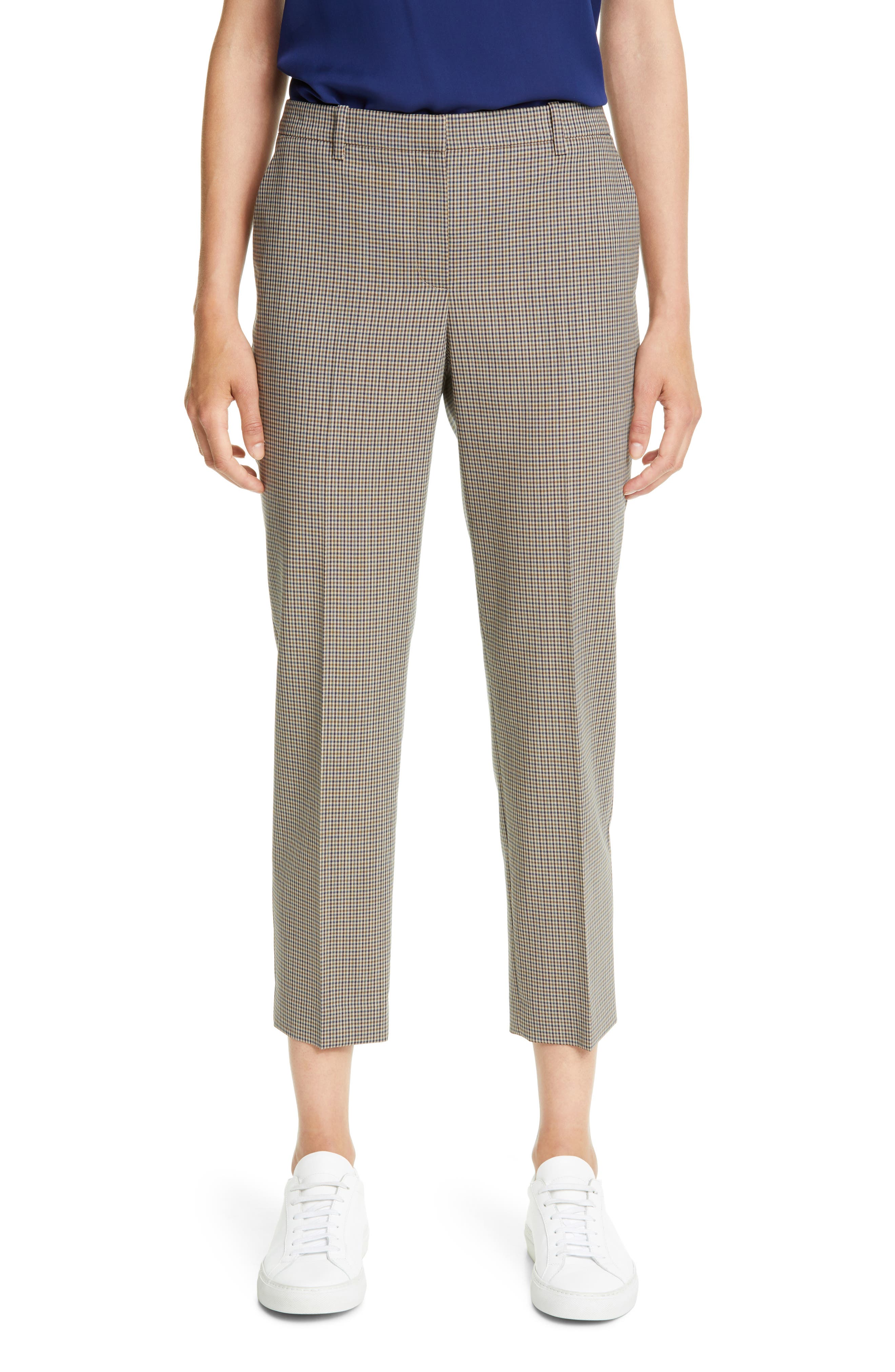 plaid wool pants