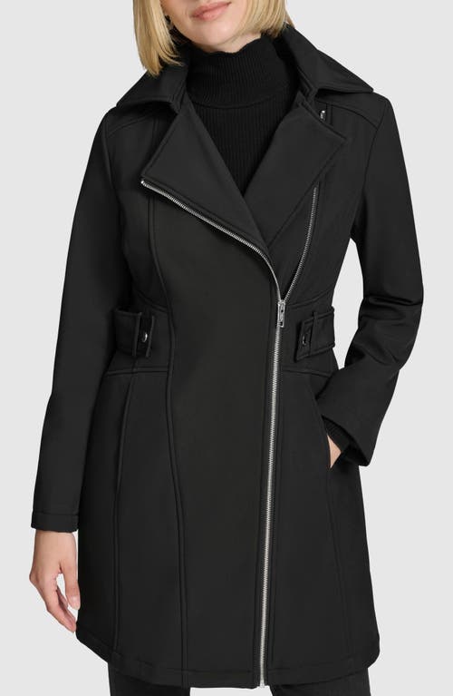 Andrew Marc Saylor Coat In Black