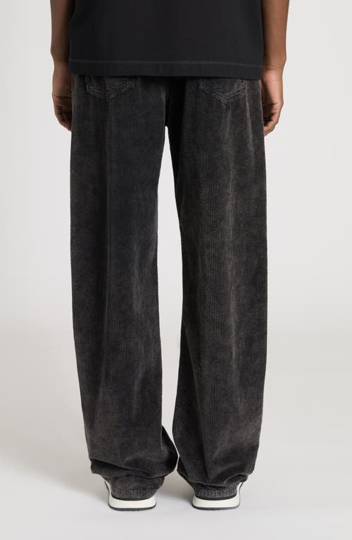 Shop Dolce & Gabbana Dolce&gabbana Oversize Corduroy Pants In N0000 Nero