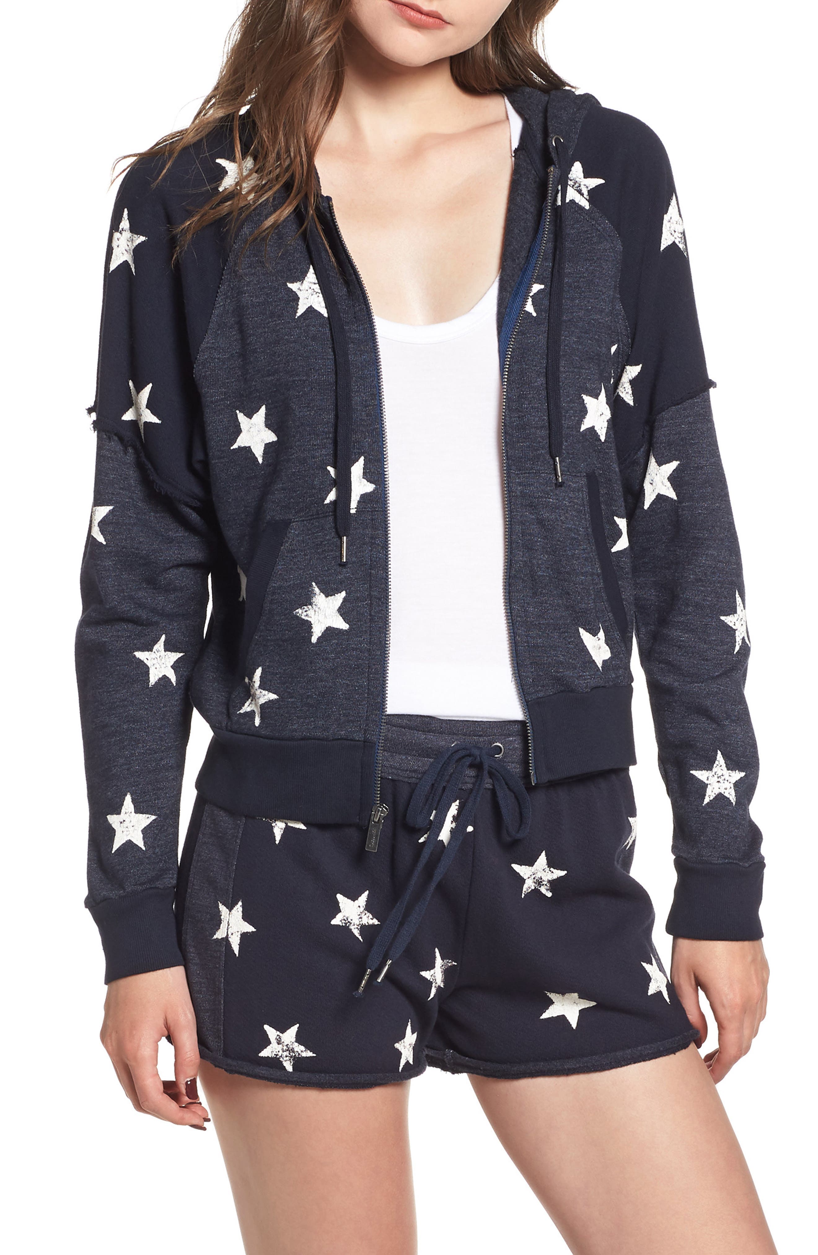 star zip up hoodie