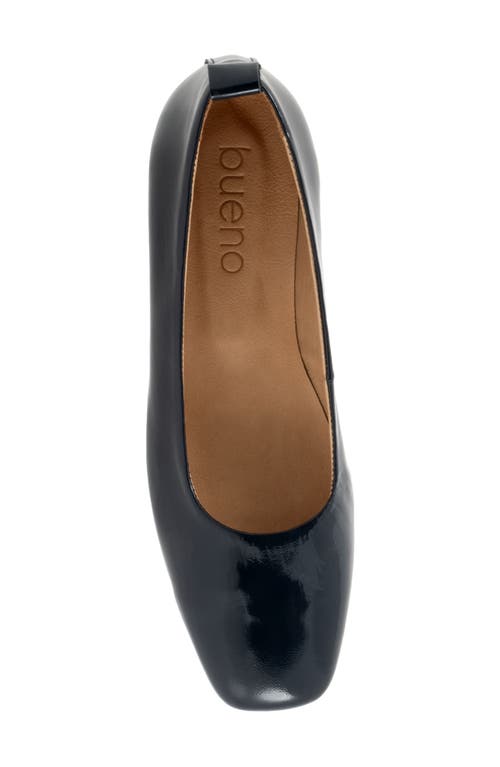 Bueno Elizabeth Flat In Navy Patent
