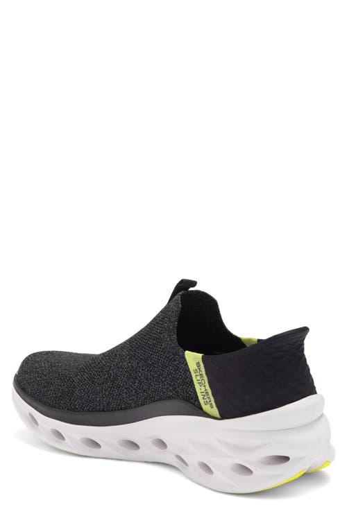 Shop Skechers Glide Step Swift Slip-on Sneaker In Black/lime