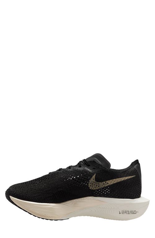 Shop Nike Vaporfly 3 Racing Shoe In Black/gold Grain/black