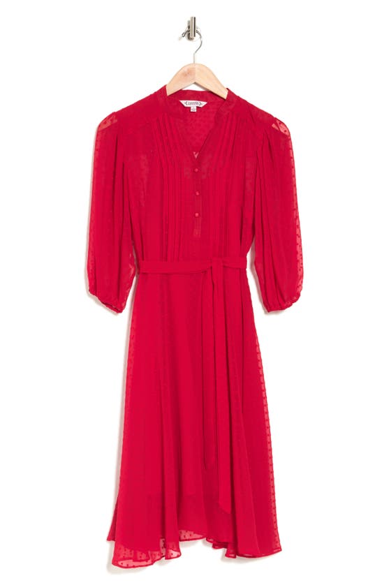 Nanette Lepore Medeline Clip Dot Jacquard Dress In Red Riding Hood |  ModeSens