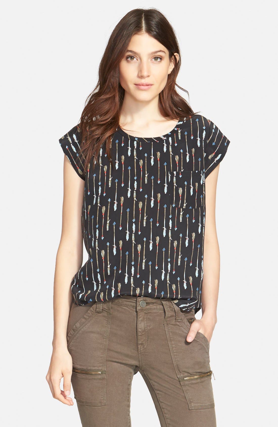 Joie 'Rancher B' Print Silk Top | Nordstrom