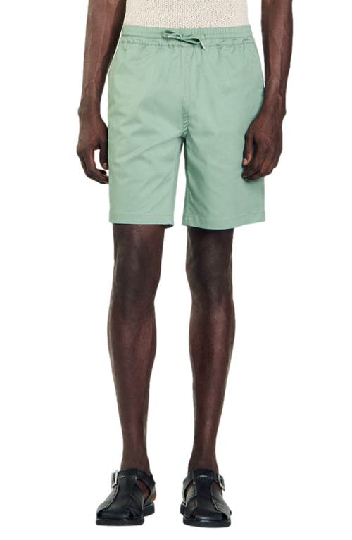 sandro Gamma Cotton Blend Shorts at Nordstrom,