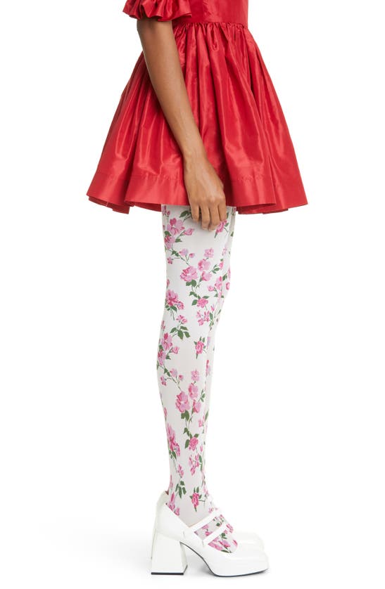 CAFE FORGOT X ZEPHERINA FOUND AT THE TOP OF THE MOUNTAIN FLORAL TIGHTS