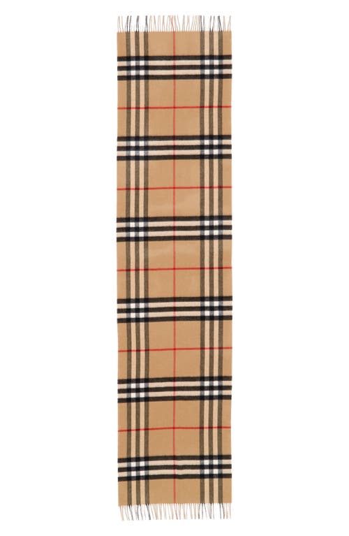 burberry Check Reversible Cashmere Scarf in Frosted Pink at Nordstrom