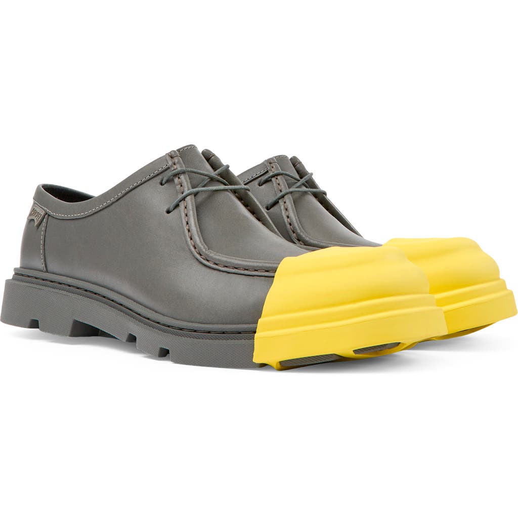 Shop Camper Junction Chukka Shoe In Medium Gray/yellow