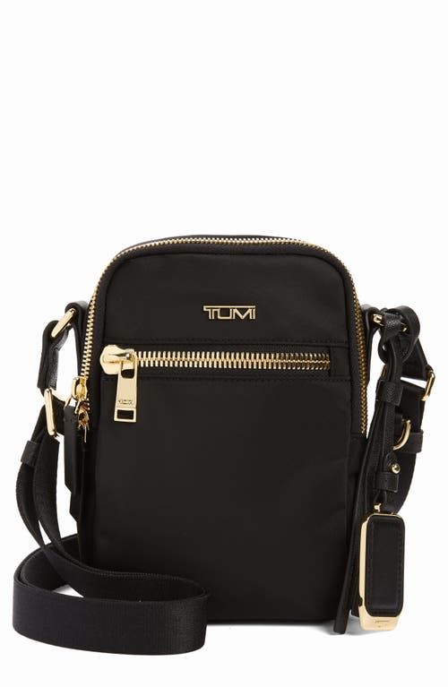 Shop Tumi Persia Crossbody Bag In Black/gold