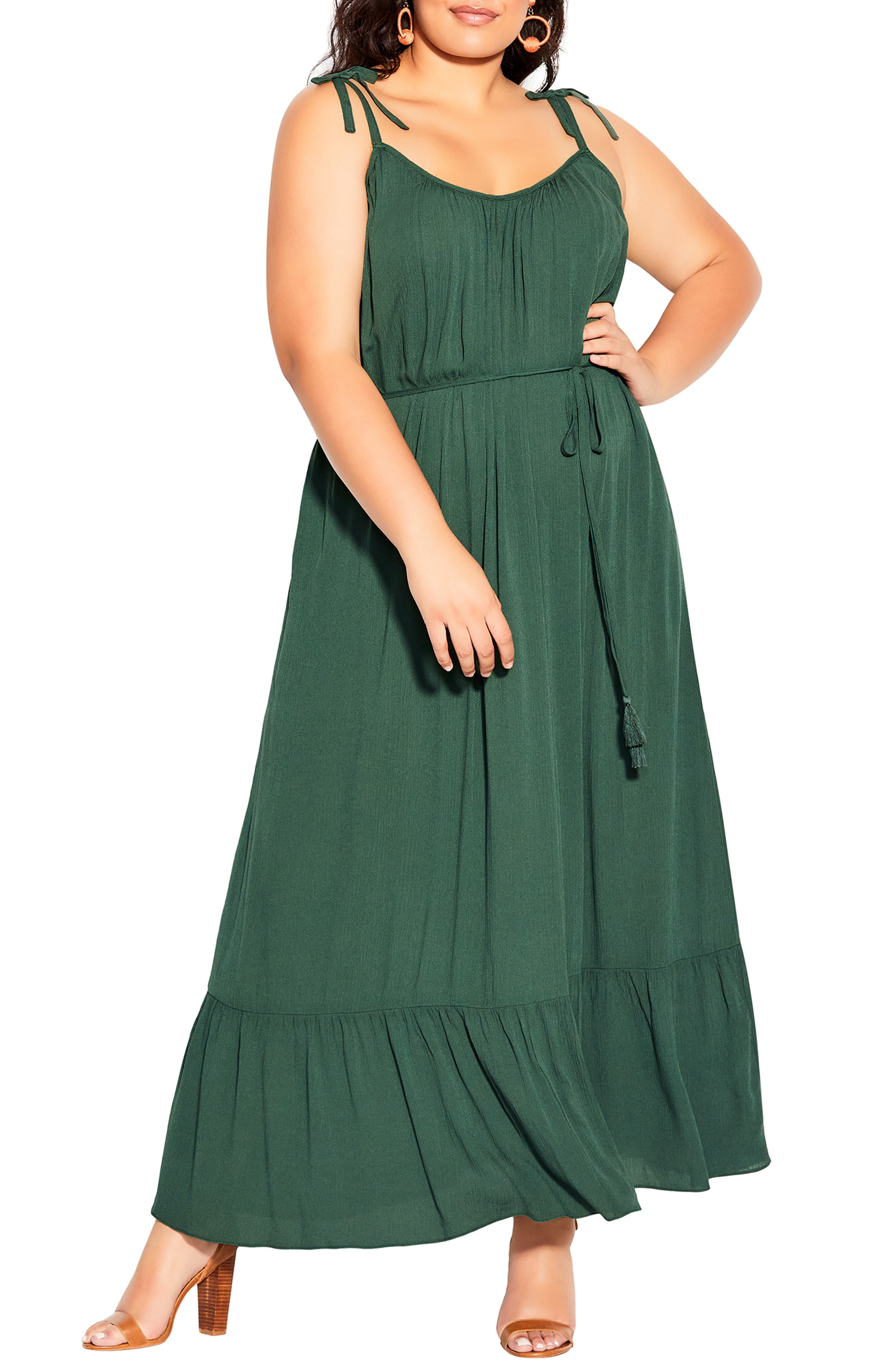 plus size maxi with sleeves