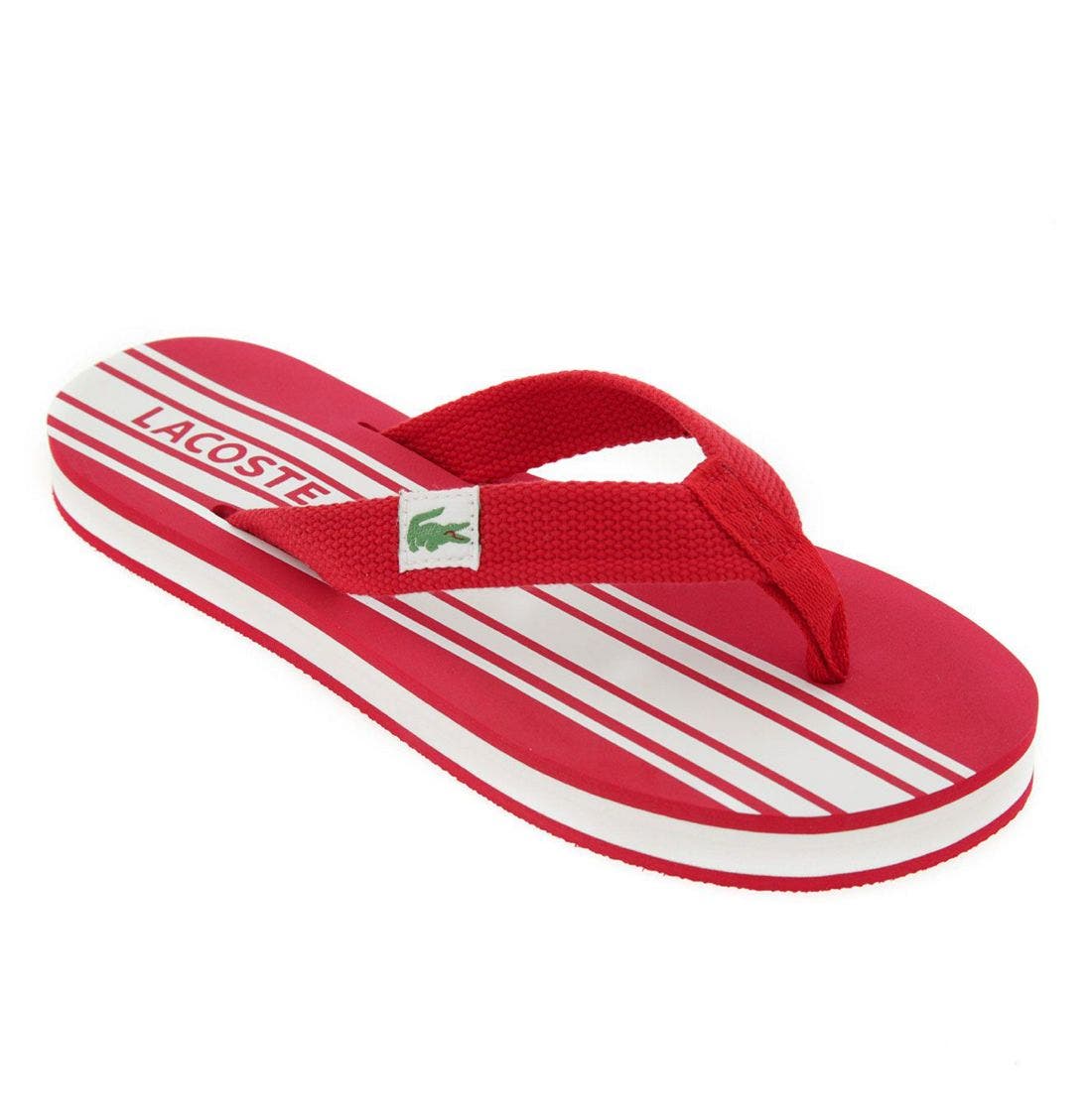 lacoste thong flip flops