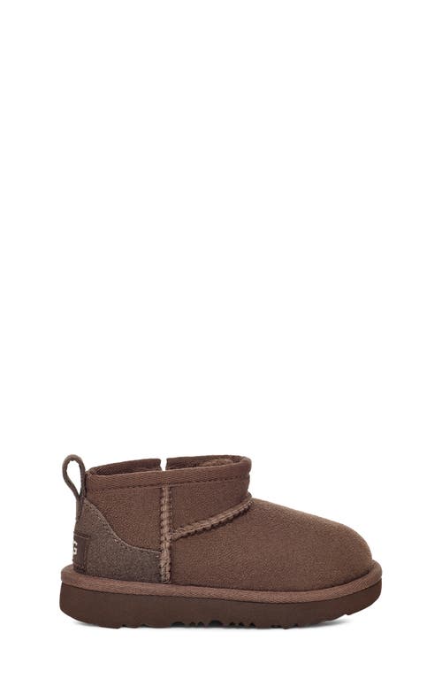 Ugg(r) Kids' Classic Ultra Mini Water Resistant Boot In Burnt Cedar
